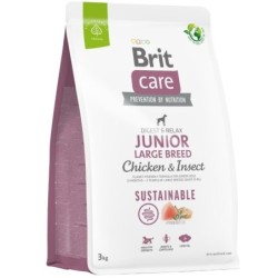 BRIT Care Sustainable Junior Large Breed mit Huhn und Insekten 3 kg