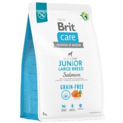 BRIT Care Grain-free Junior Large Breed Trockenfutter mit Lachs 3 kg