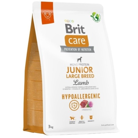 BRIT Care Hypoallergenic Junior Large Breed Trockenfutter mit Lammfleisch 3 kg