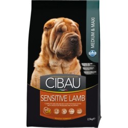 FARMINA Cibau Sensitive Lamb MEDIUM/MAXI Hundefutter für Hunde mit empfindlicher Verdauung mit Lammfleisch 2,5 kg