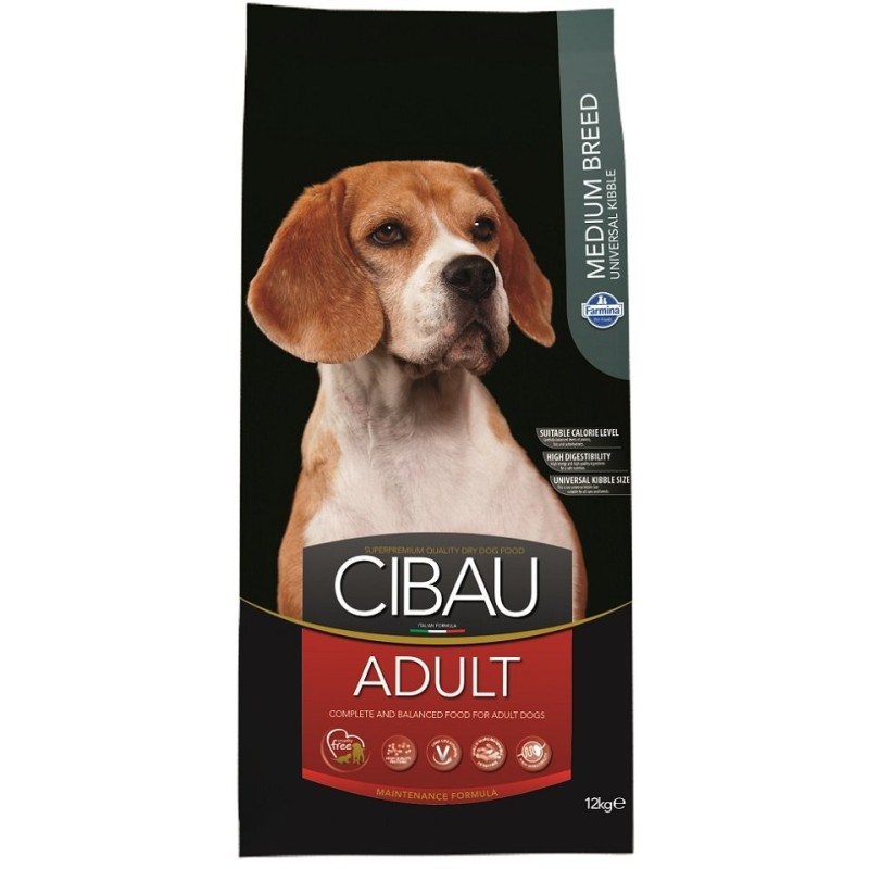 CIBAU Adult Medium für erwachsene Hunde mittlerer Rasse 12 kg
