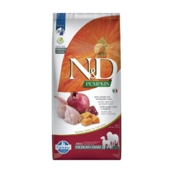 FARMINA N&amp,D Quail Pumpkin &amp, Pomegranate Adult Medium &amp, Maxi 12 kg