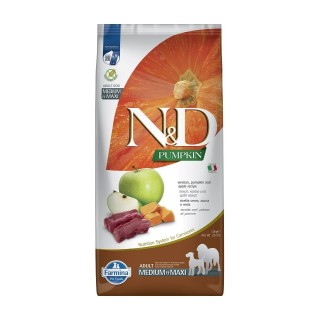 FARMINA N&amp,D Venison Pumpkin &amp, Apple Adult Medium &amp, Maxi 12 kg