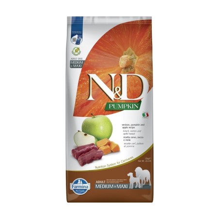 FARMINA N&amp,D Venison Pumpkin &amp, Apple Adult Medium &amp, Maxi 12 kg