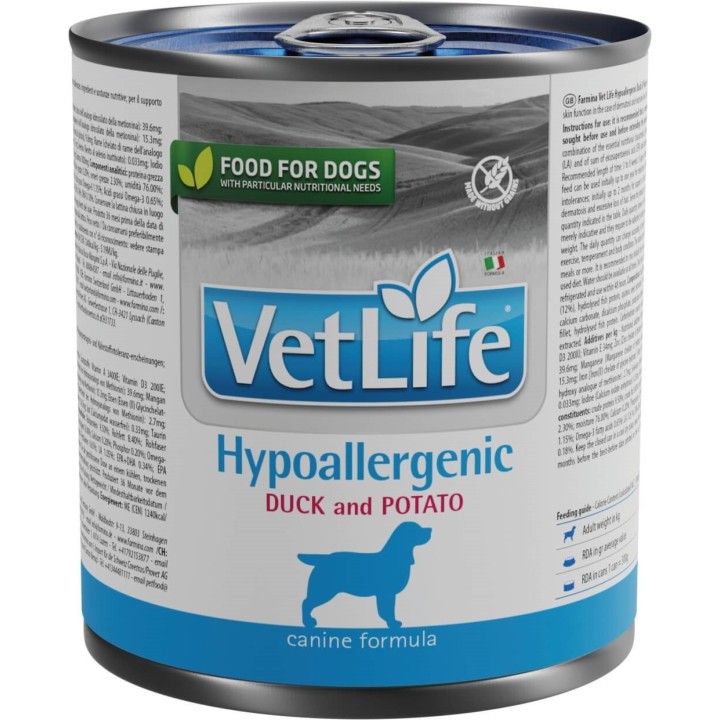 FARMINA VetLife Hypoallergenic Duck &amp, Potato 300 g