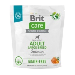 BRIT CARE Dog Grain-Free Adult large breed salmon mit Lachs für ausgewachsene Hunde großer Rassen 1kg