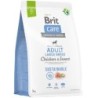 BRIT CARE Sustainable Adult Large breed chicken insekt für ausgewachsene Hunde großer Rassen mit Huhn und Insekten 3 kg