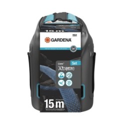 GARDENA Liano Xtreme 15 m Textilschlauch-Set mit Aufbewahrungstasche