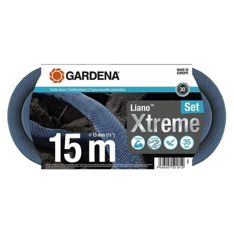 GARDENA Liano Xtreme 15 m Textilschlauchset