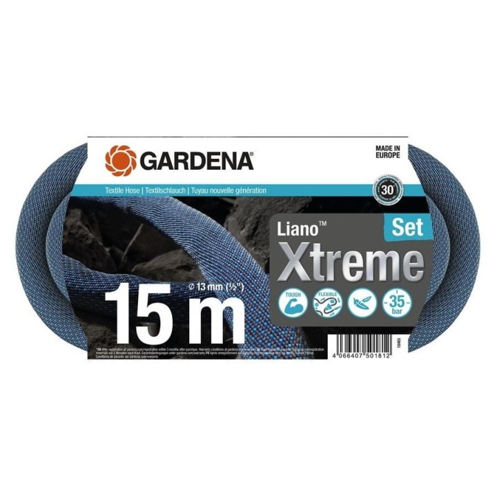 GARDENA Liano Xtreme 15 m Textilschlauchset