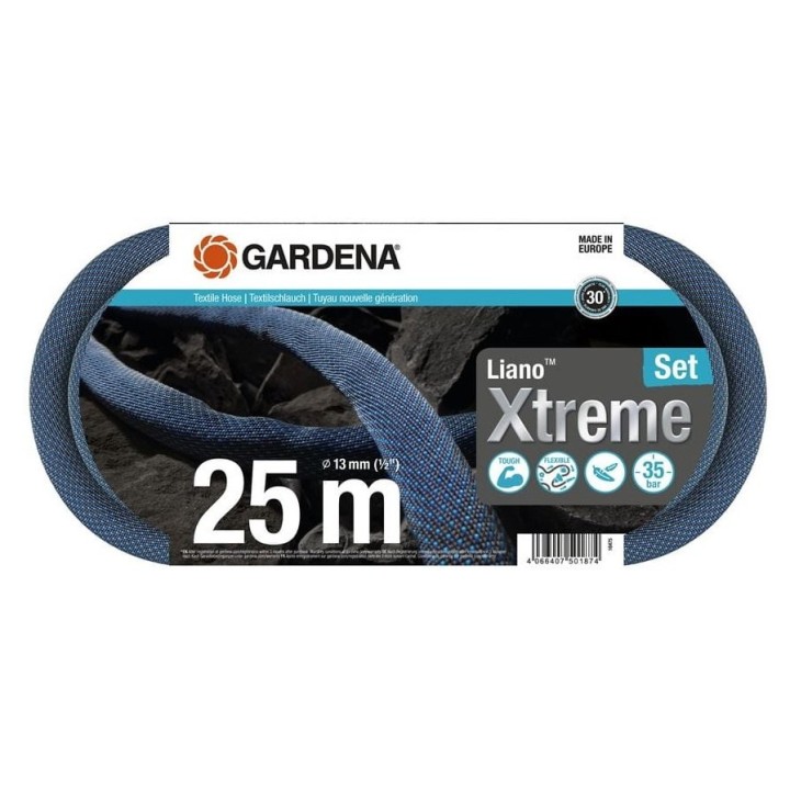 GARDENA Liano Xtreme Textilschlauch 25 m Satz
