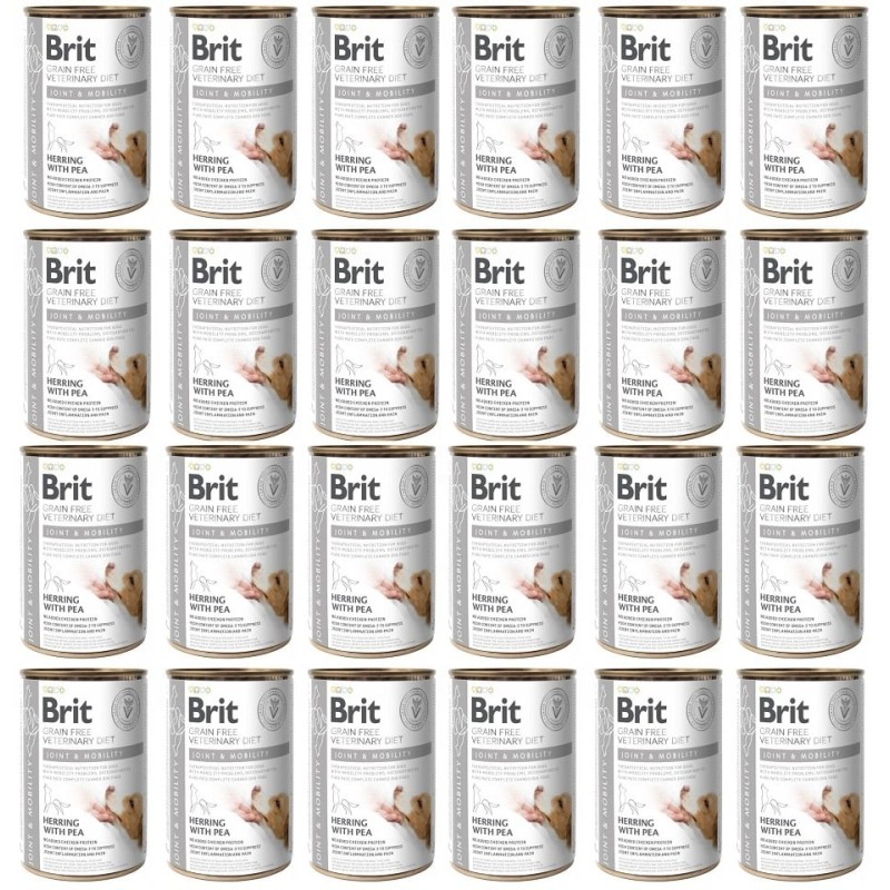 BRIT Veterinary Diet Dog Joint &amp, Mobility 24x400 g