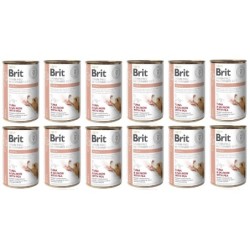 BRIT Veterinary Diet Renal Tuna&amp,Salmon&amp,Pea Nierenfutter für Hunde 12x400g
