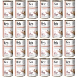 BRIT Veterinary Diet Renal Tuna&amp,Salmon&amp,Pea Nierenfutter für Hunde 24x400g