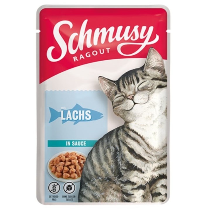 SCHMUSY RAGOUT mit Lachs in Sauce 100 g