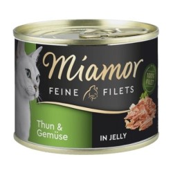MIAMOR Feline Filets Thunfisch mit Gemüse in Gelee 185 g
