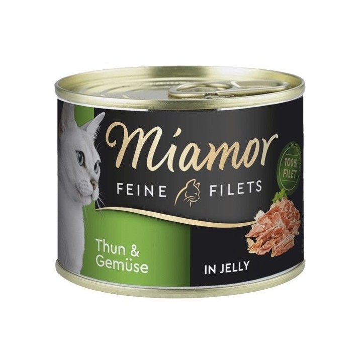 MIAMOR Feline Filets Thunfisch mit Gemüse in Gelee 185 g