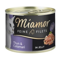 MIAMOR Feline Filets Thunfisch und Tintenfisch galatte 185 g