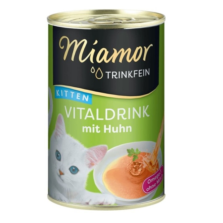 MIAMOR Trinkfein Hühnersuppe für Kätzchen 135 g