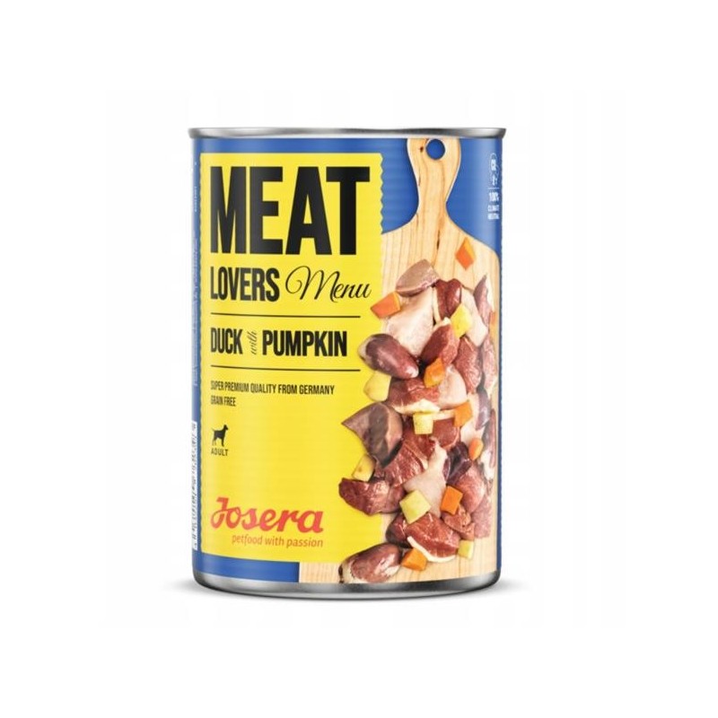JOSERA Meatlovers menu Ente mit Kürbis 800g