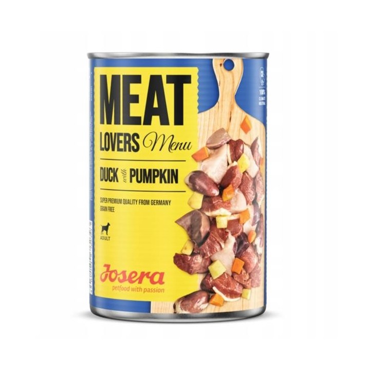 JOSERA Meatlovers menu Ente mit Kürbis 800g