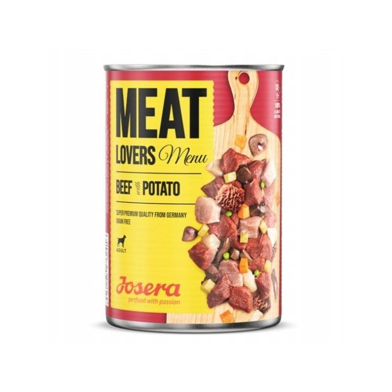 JOSERA Meatlovers Rindfleisch und Kartoffeln Menü 800