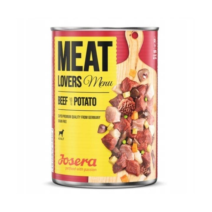 JOSERA Meatlovers Rindfleisch und Kartoffeln Menü 800