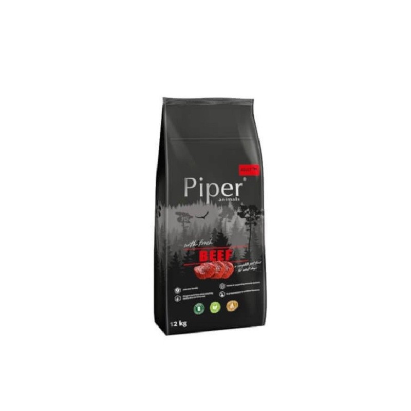 PIPER Hundetrockenfutter mit Rindfleisch 12 kg