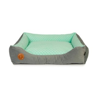 LAUREN DESIGN VELVET CEZAR lair grauer Samt + Minky Mint