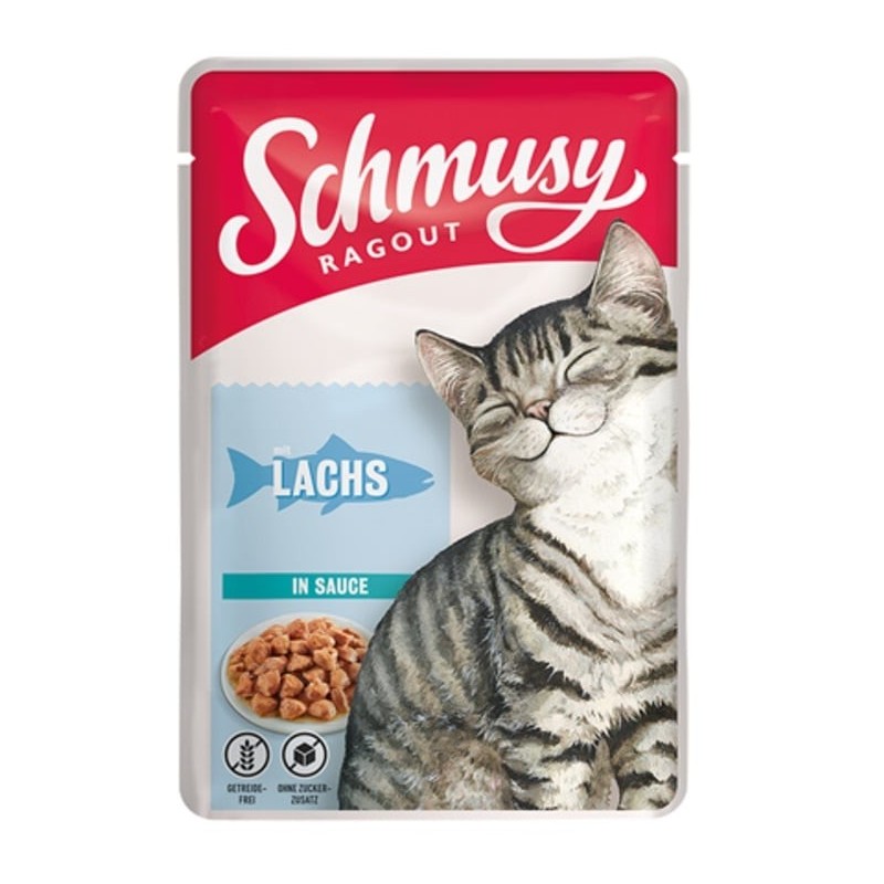 SCHMUSY RAGOUT mit Lachs in Sauce 100 g x 22