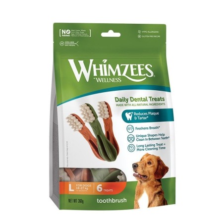 WHIMZEES Dental-Beißbürste L 6 Stk