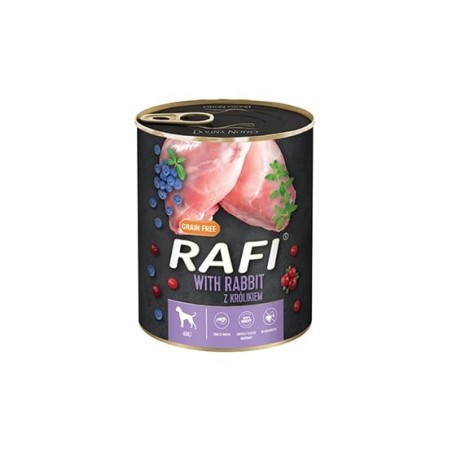 RAFI Futter mit Kaninchen, Heidelbeeren und Preiselbeeren 800g