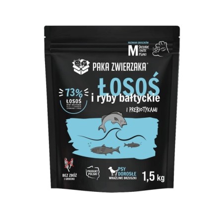 PAKA ZWIERZAKA Lachs &amp, Ostsee Fischfutter 1.5kg