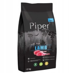 PIPER Trockenfutter mit Lammfleisch für Hunde 12 kg