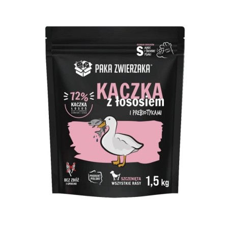 PAKA ZWIERZAKA Ente-Lachs-Welpenfutter 1,5kg