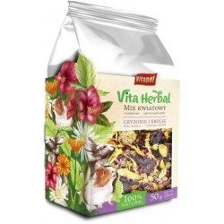VITAPOL Vita Herbal Mix Floral für Nagetiere und Kaninchen 50g