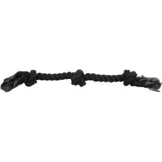 TRIXIE Hundeleine mit Knoten 70 cm schwarz