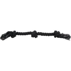 TRIXIE Hundeleine mit Knoten 70 cm schwarz