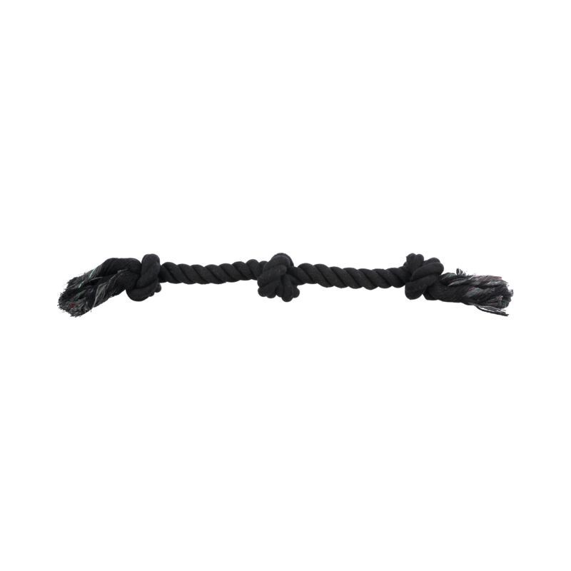 TRIXIE Hundeleine mit Knoten 70 cm schwarz
