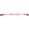TRIXIE Schnur mit Knoten, für Hunde 95 cm pink