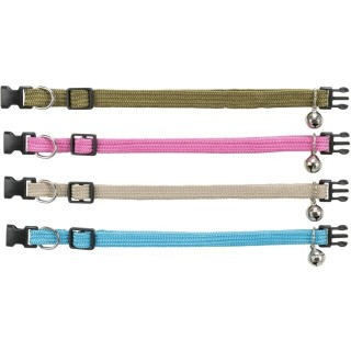 TRIXIE Katzenhalsband mit Glöckchen Farbmix 1 St