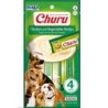 INABA Churu Chicken with vegetables 4x14g Huhn mit Gemüse für Hunde