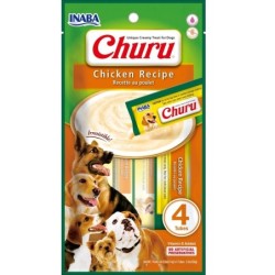 INABA Churu Chicken recipe 4x14g Huhn für Hunde