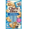 INABA Churu Bites Chicken tuna&amp,scallop wrap 3x10g Thunfisch-Muschel-Wrap für Ihre Katze