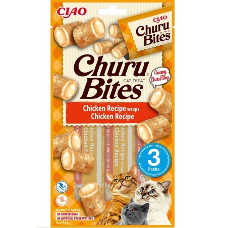 INABA Churu Bites Chicken wraps 3x10g Hühnerwraps für Katzen