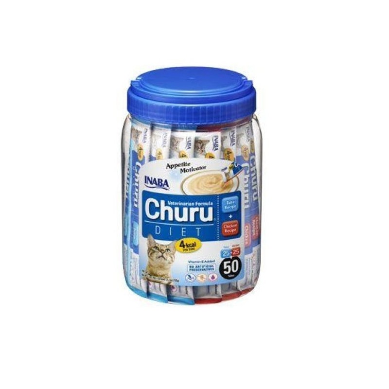 INABA Churu Diet 50x14g Thunfisch und Huhn