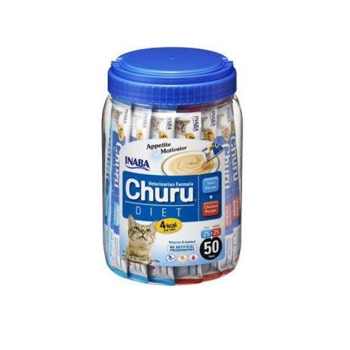 INABA Churu Diet 50x14g Thunfisch und Huhn