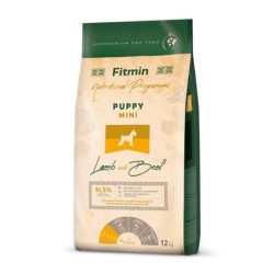 FITMIN Dog Mini Puppy Lamb&amp,Beef 12 kg für Welpen kleiner Rassen