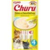 INABA Churu Chicken with cheese &amp, beef 4x14g mit Huhn, Käse und Rindfleisch für Katzen