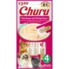 INABA Churu Tuna with shrimp 4x14g Thunfisch mit Krabben für die Katze